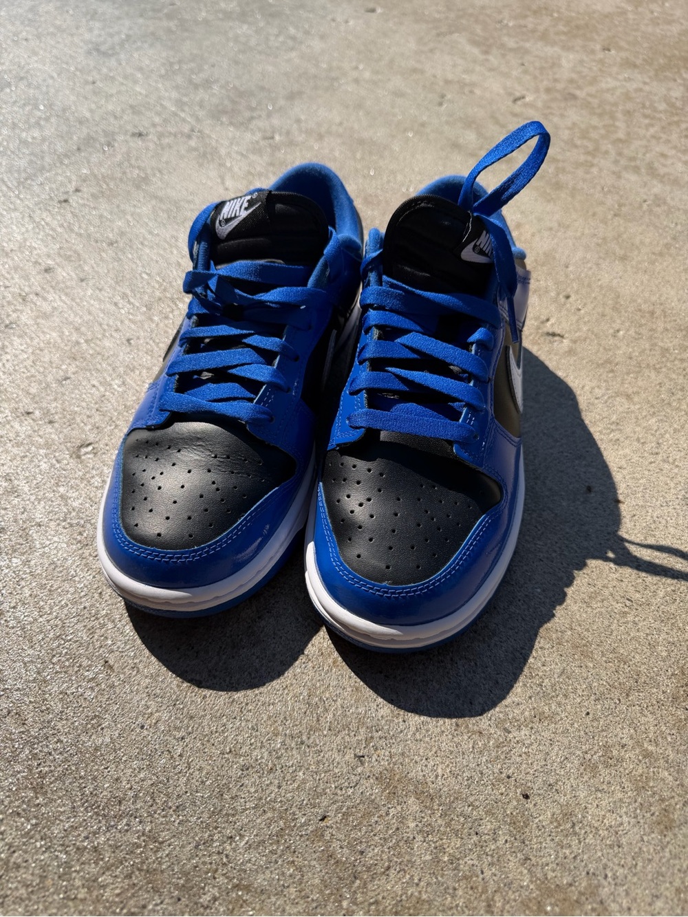 Nike Women’s Low-Top Sneakers in Blue and Black